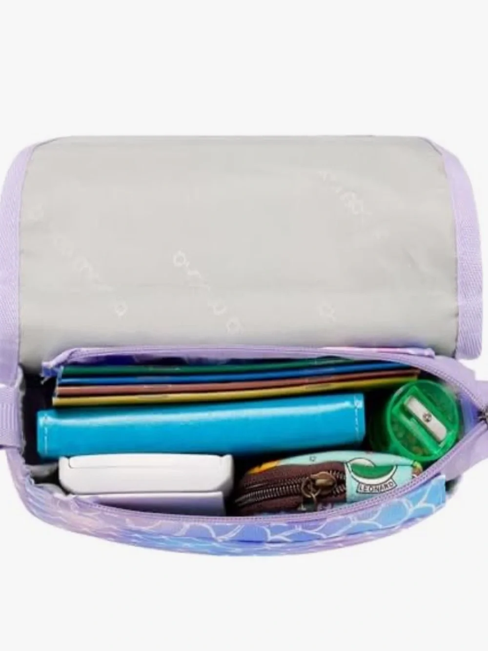 NWT Pastel Mermaid Scale Crossbody Bag - Lavender Blue Pink